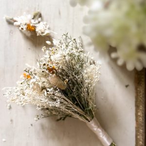 Pack Mariage Bouquet et Boutonnière Lumière d’Été