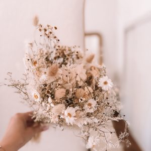 Pack Mariage – Bouquet + Boutonnière “Douceur Bohème”