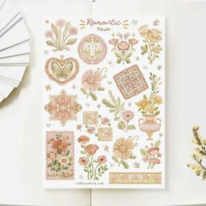 Stickers Romantic Flowers