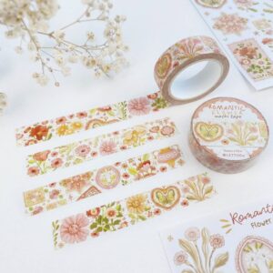 Washi tape Romantic Flower