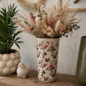 Vase fleuri céramique